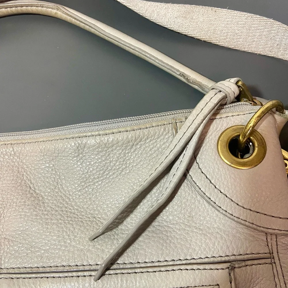 FOSSIL Leather Crossbody Satchel Bag - Picture 6 of 13